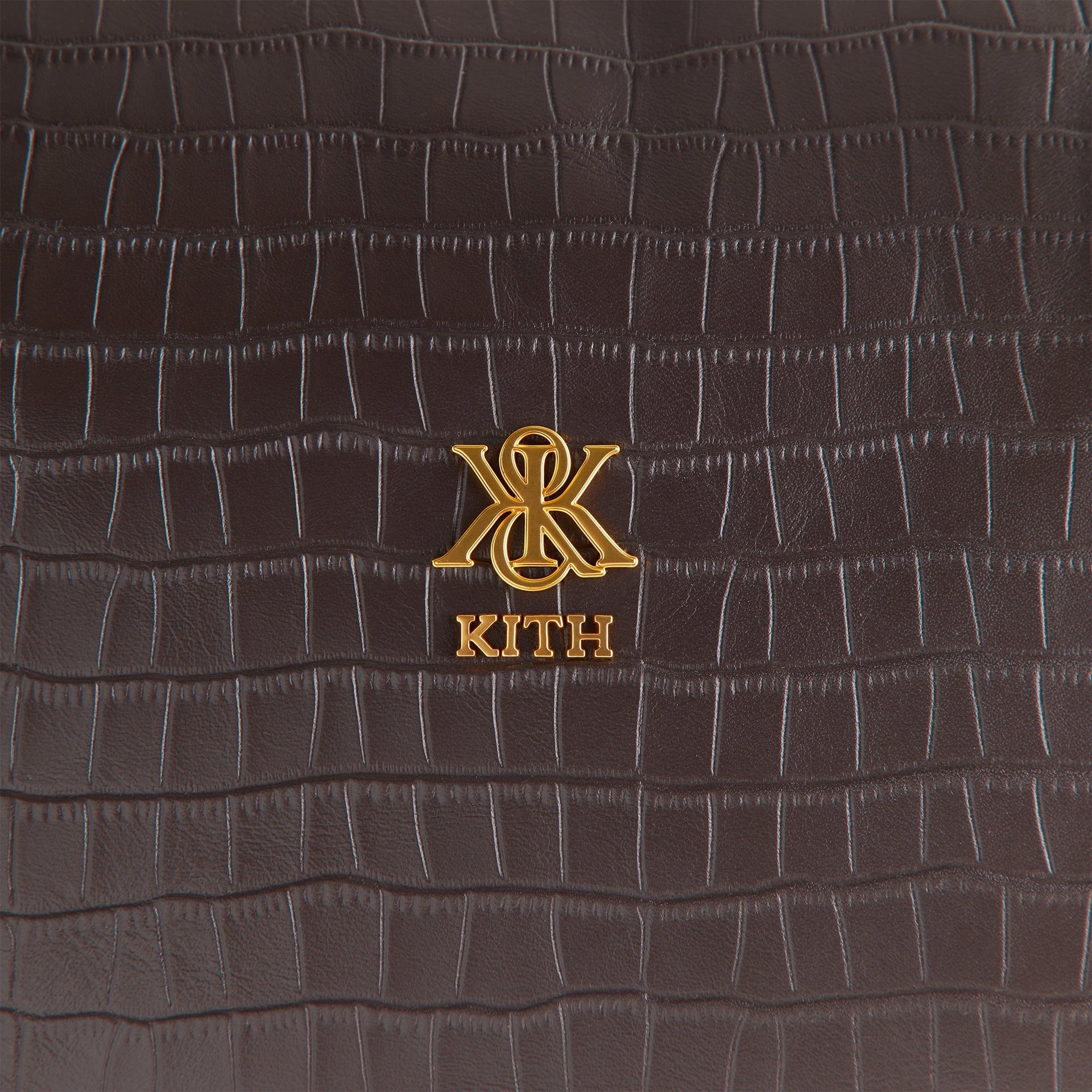 Kith Croc Debossed Leather Duffle Bag - Incognito - PH