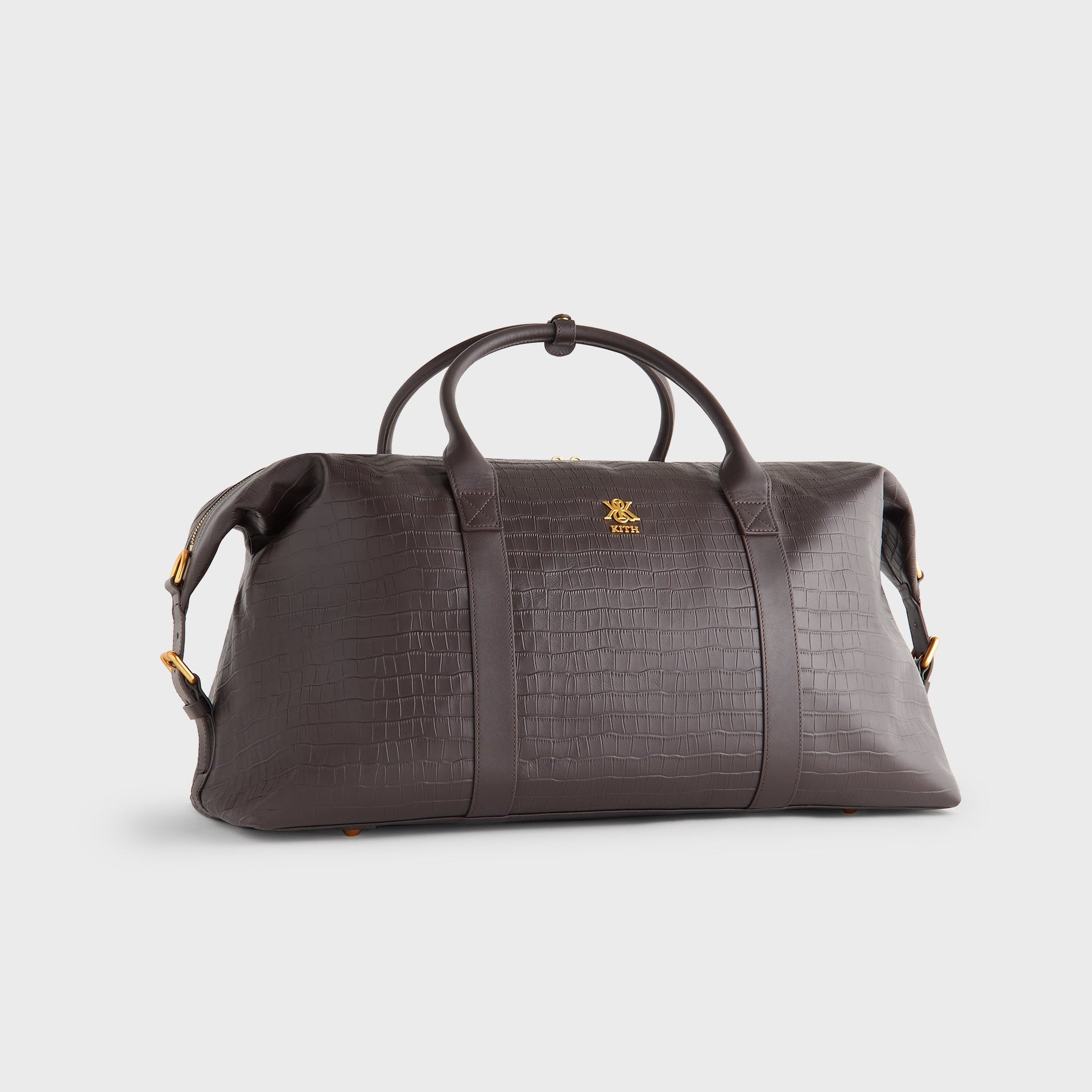 Kith Croc Debossed Leather Duffle Bag - Incognito - PH