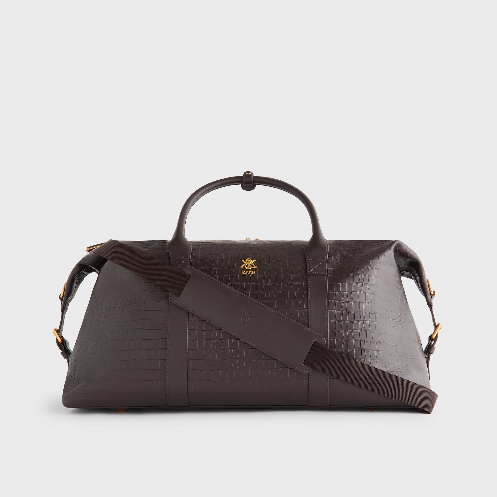 Kith Croc Debossed Leather Duffle Bag - Incognito - PH