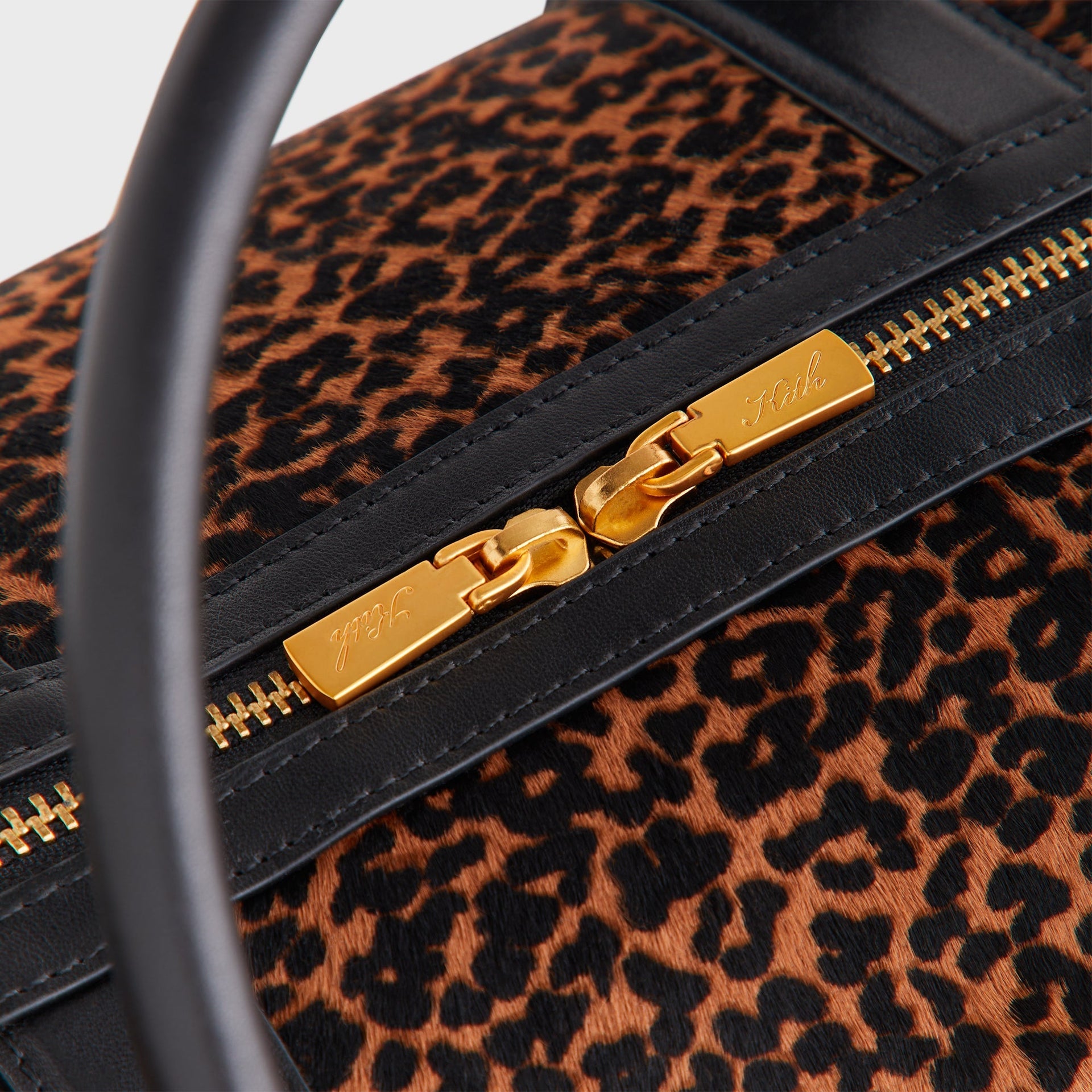 Kith Leopard Printed Ponyhair Traveler K40 Bag - Sanctuary - PH