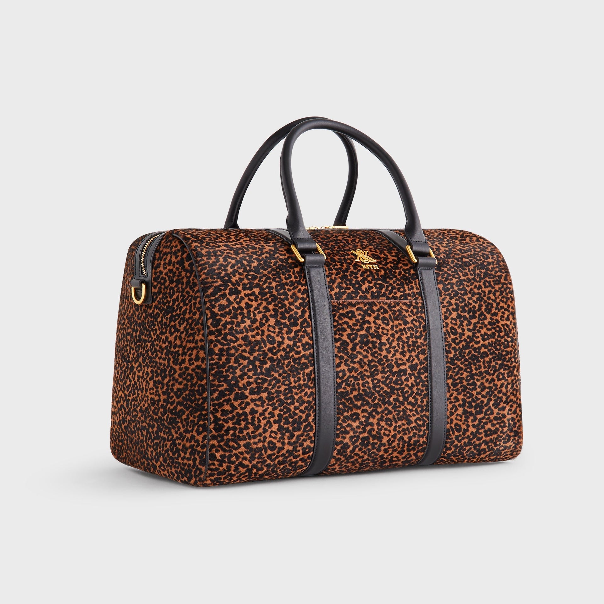 Kith Leopard Printed Ponyhair Traveler K40 Bag - Sanctuary - PH