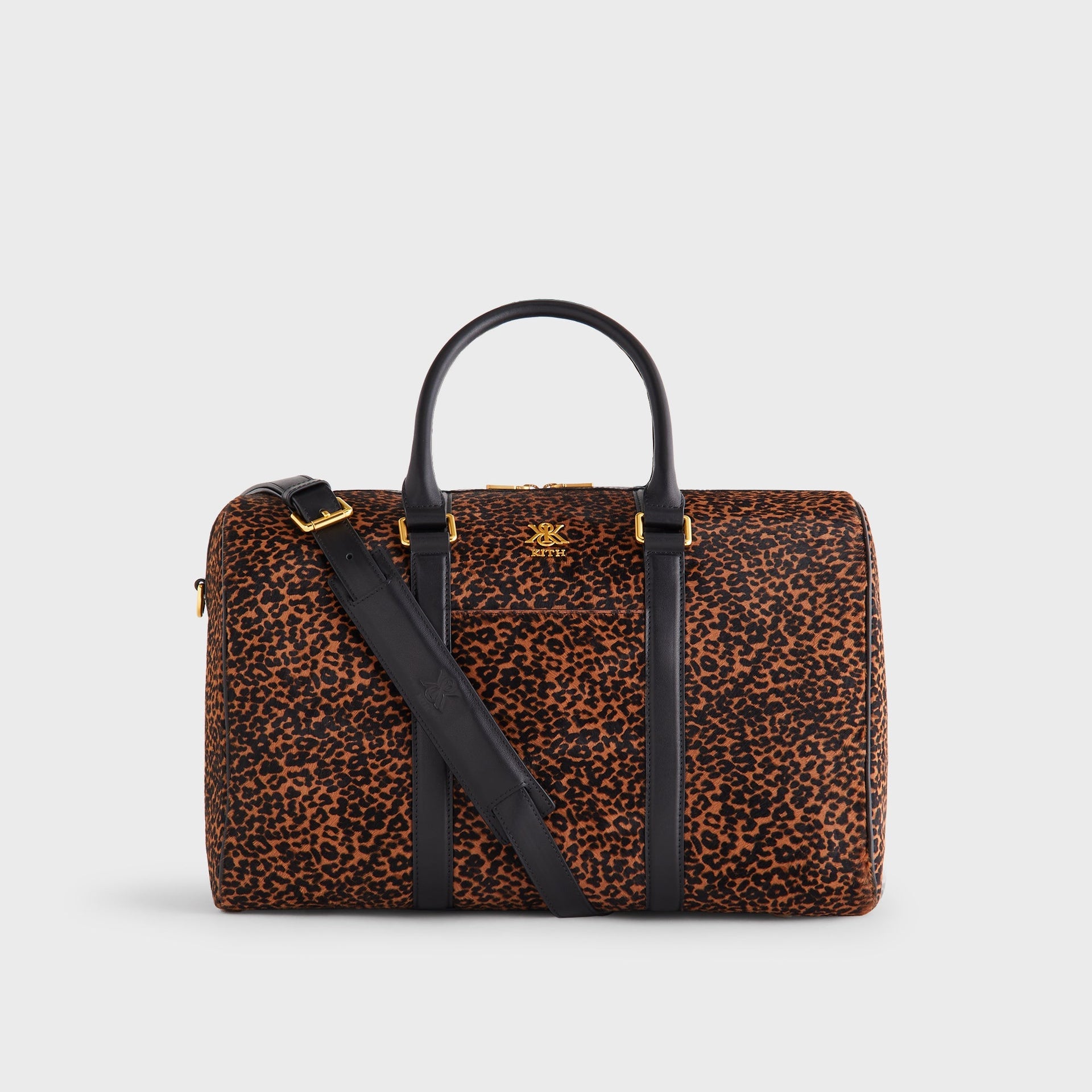 Kith Leopard Printed Ponyhair Traveler K40 Bag - Sanctuary - PH
