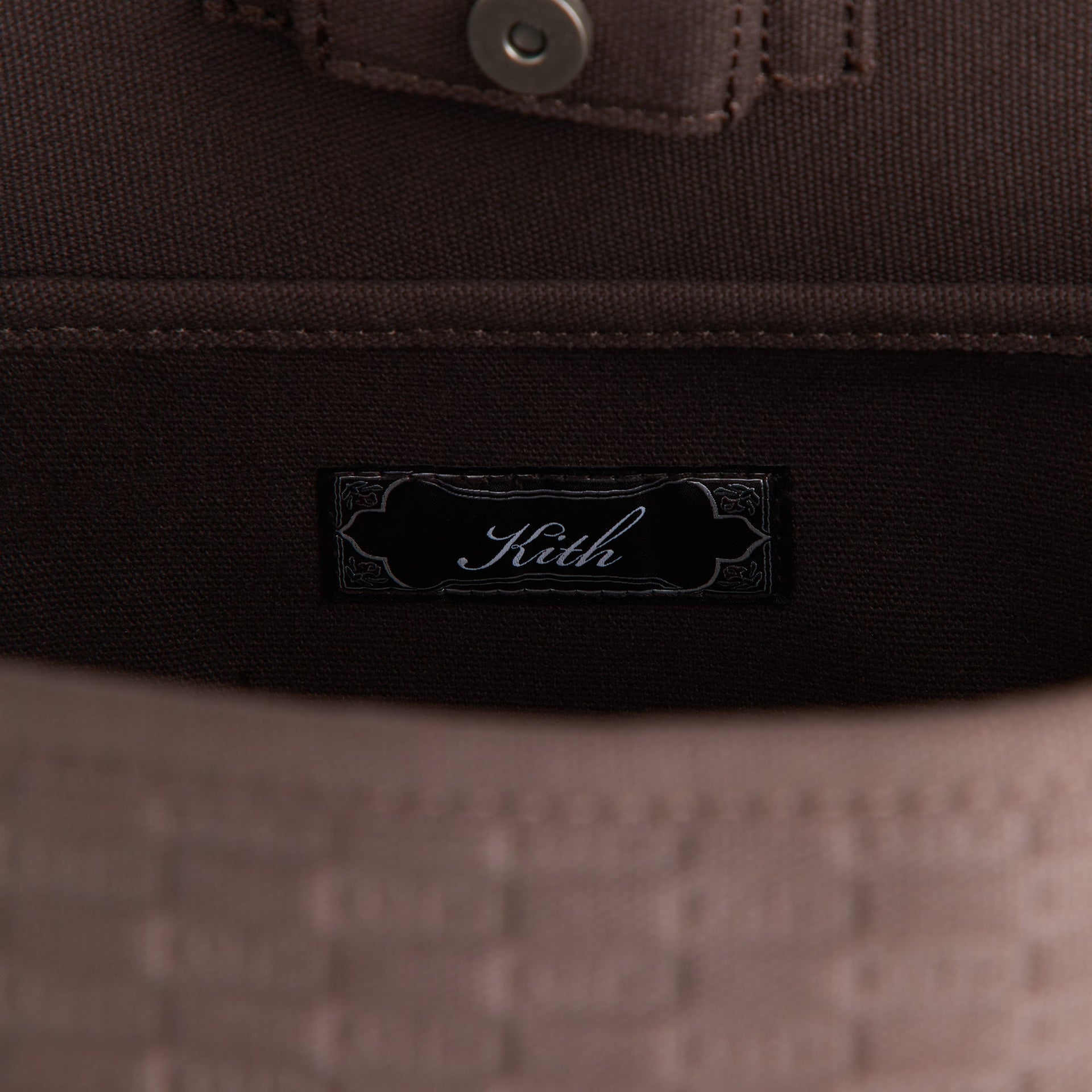 Kith Monogram Canvas Tote Bag - Kindling - PH