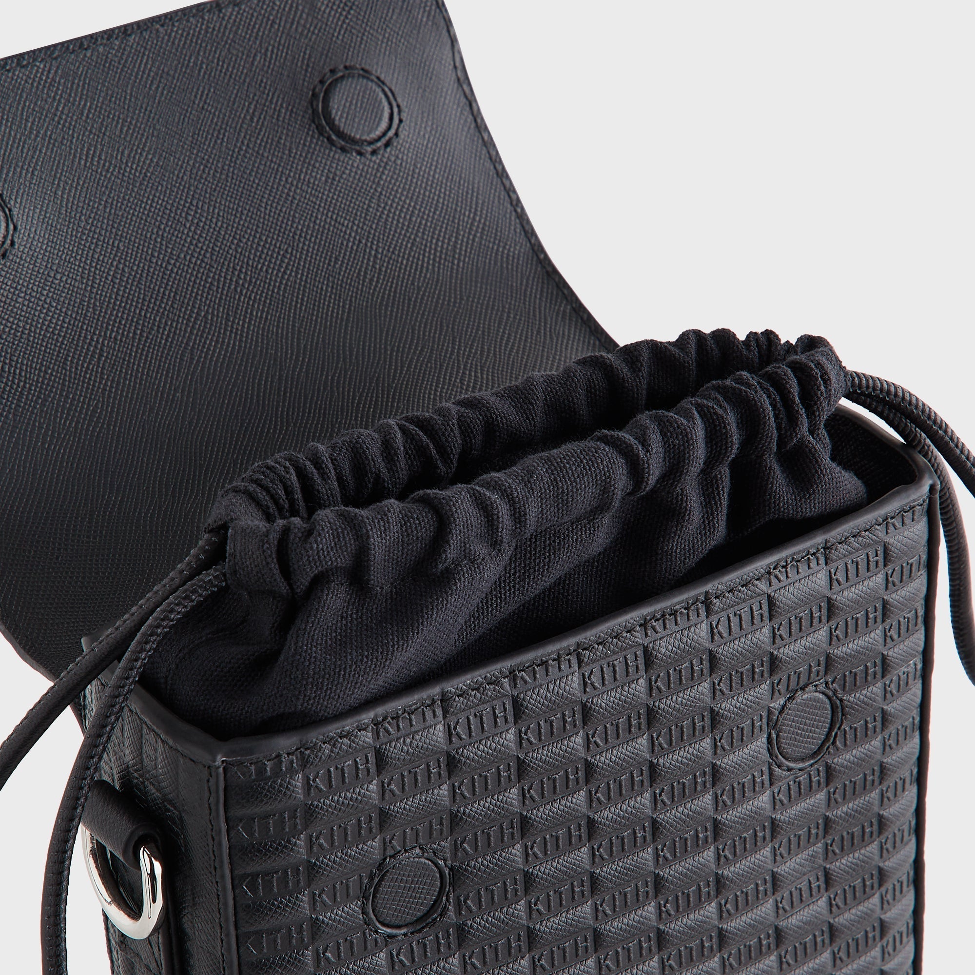 Kith Monogram Leather Explorer Pack - Black - PH