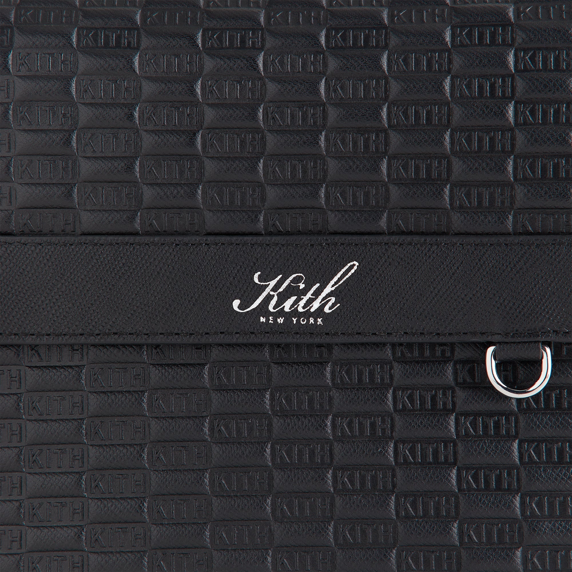 Kith Monogram Leather Explorer Pack - Black