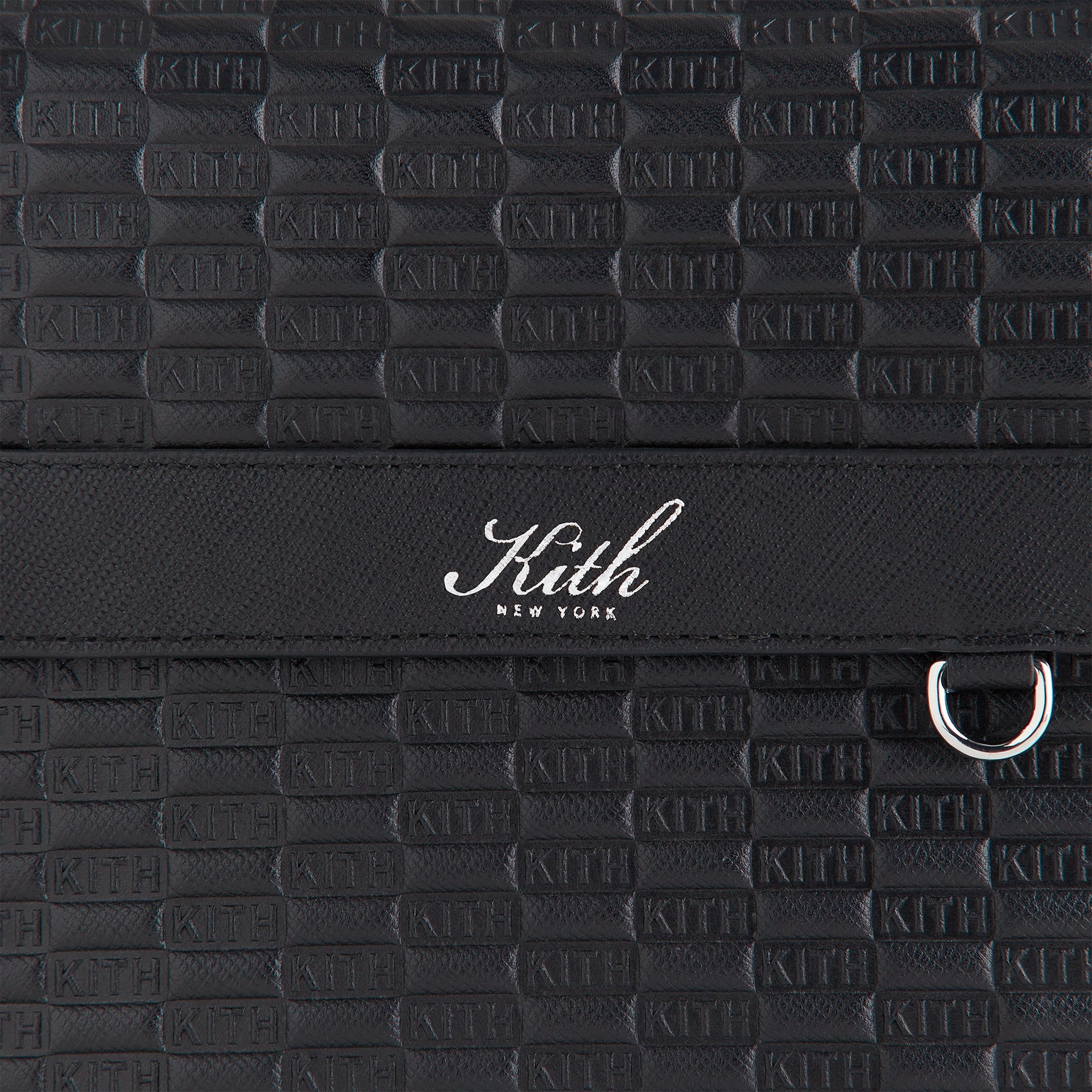 Kith Monogram Leather Explorer Pack - Black