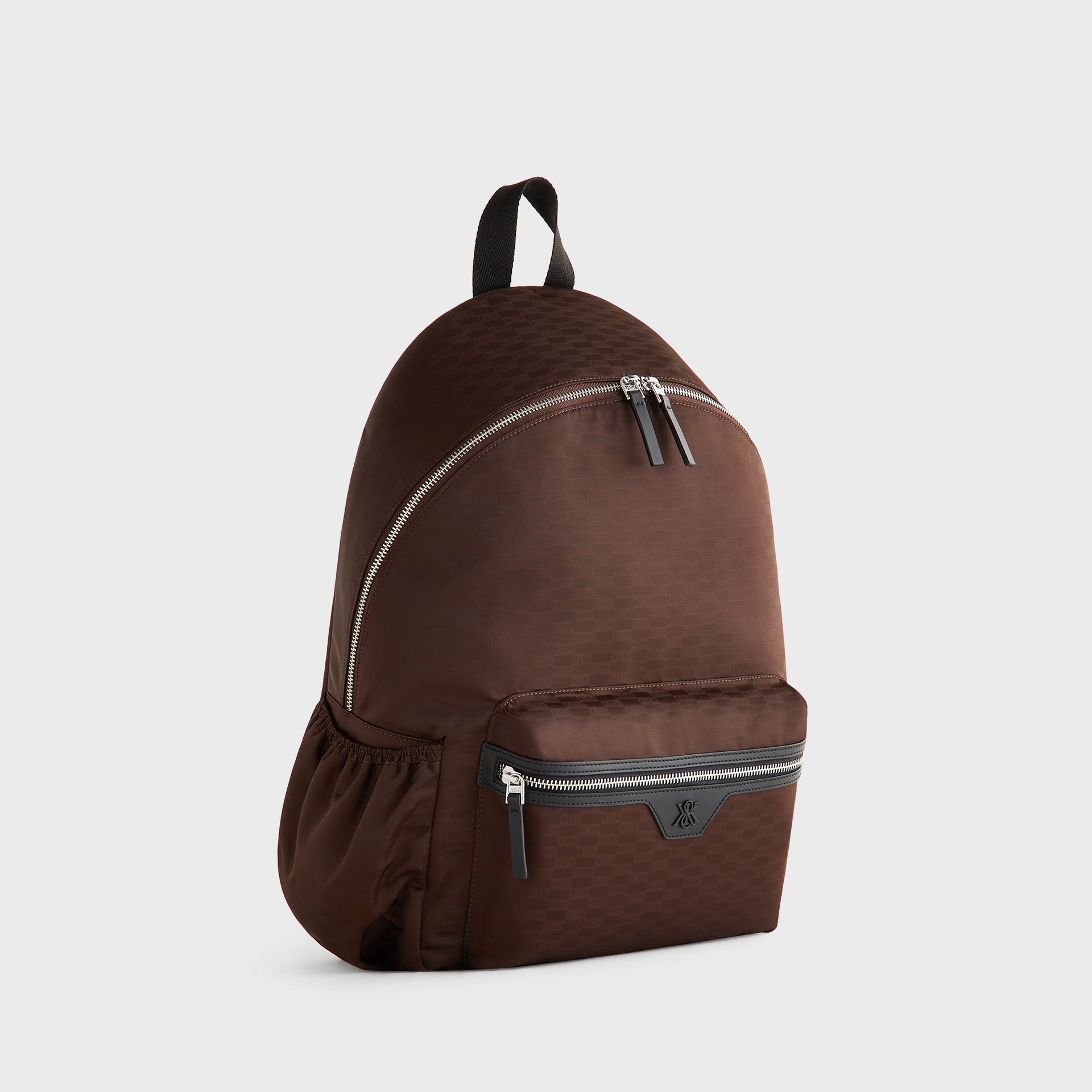 Kith Monogram Nylon Jacquard Backpack - Dark Roast - PH