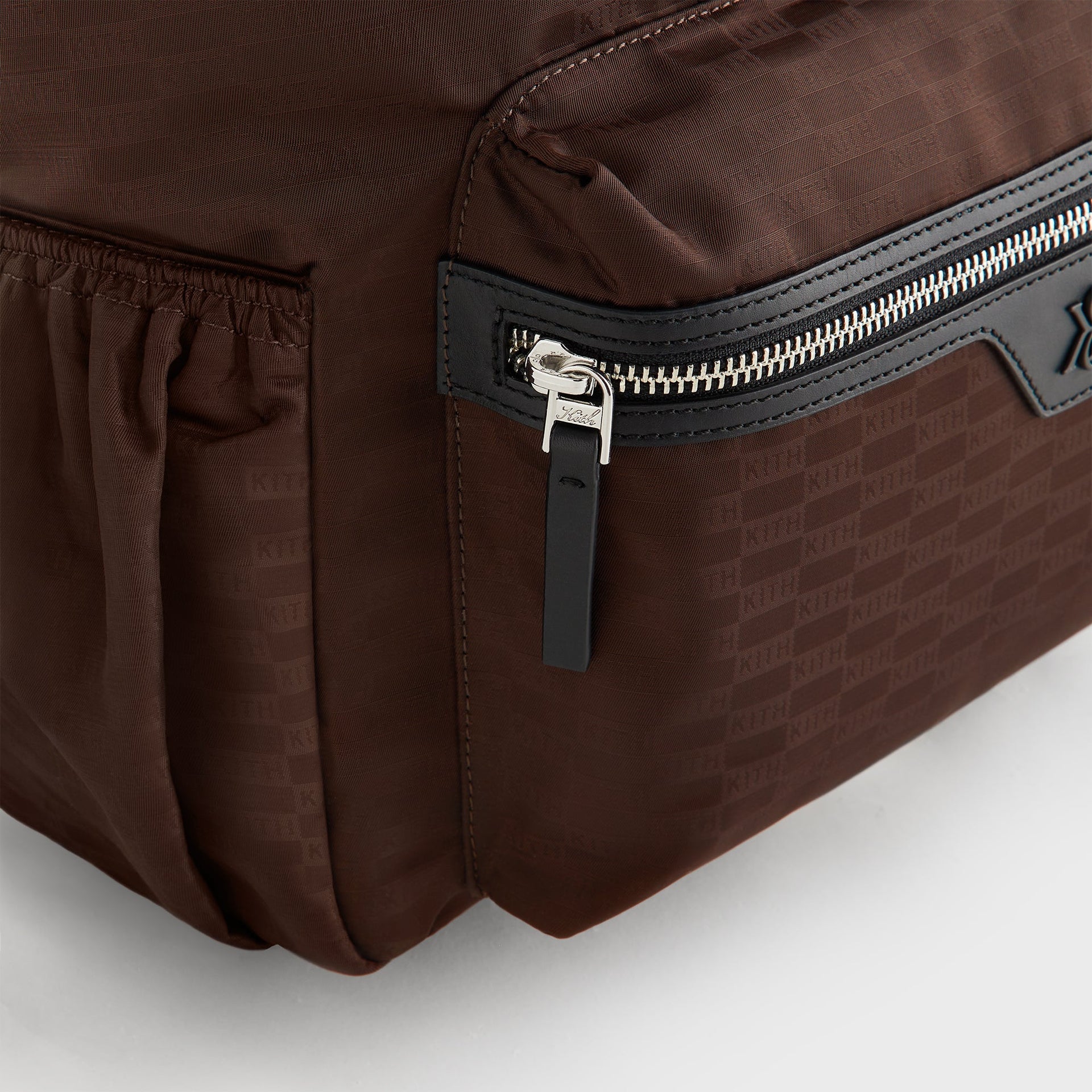 Kith Monogram Nylon Jacquard Backpack - Dark Roast - PH
