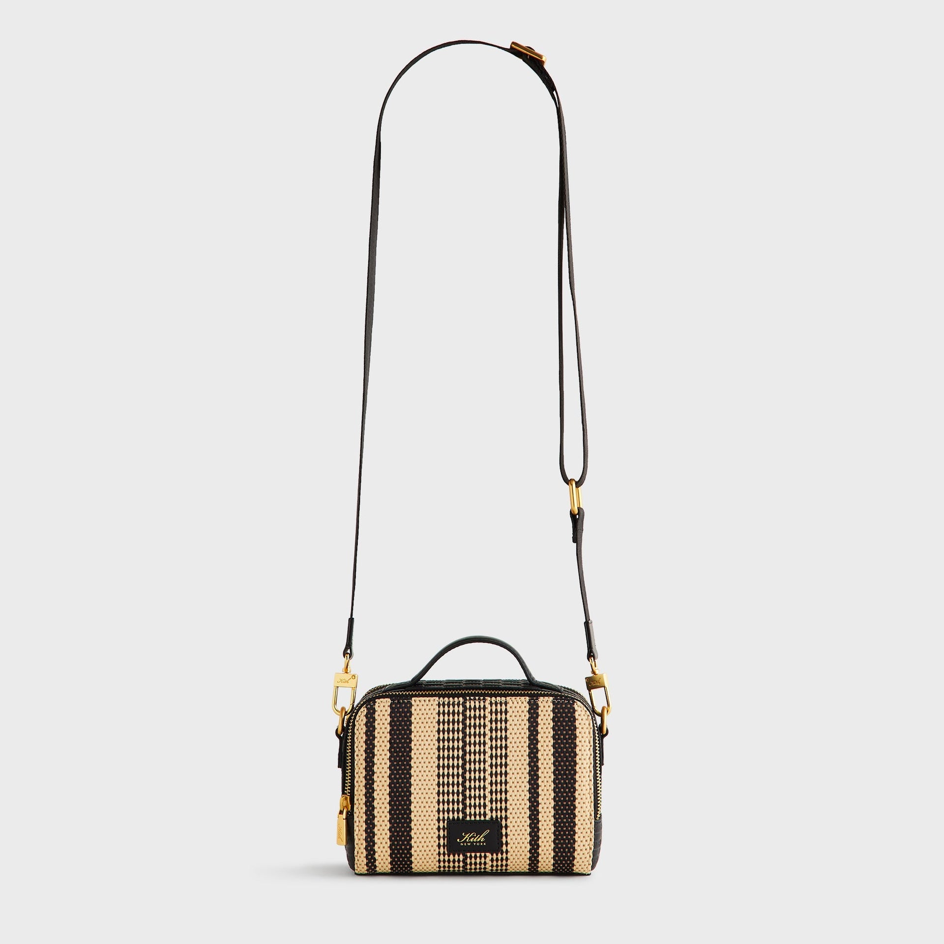 Kith Striped Raffia Double Zip Crossbody - Radiant - PH