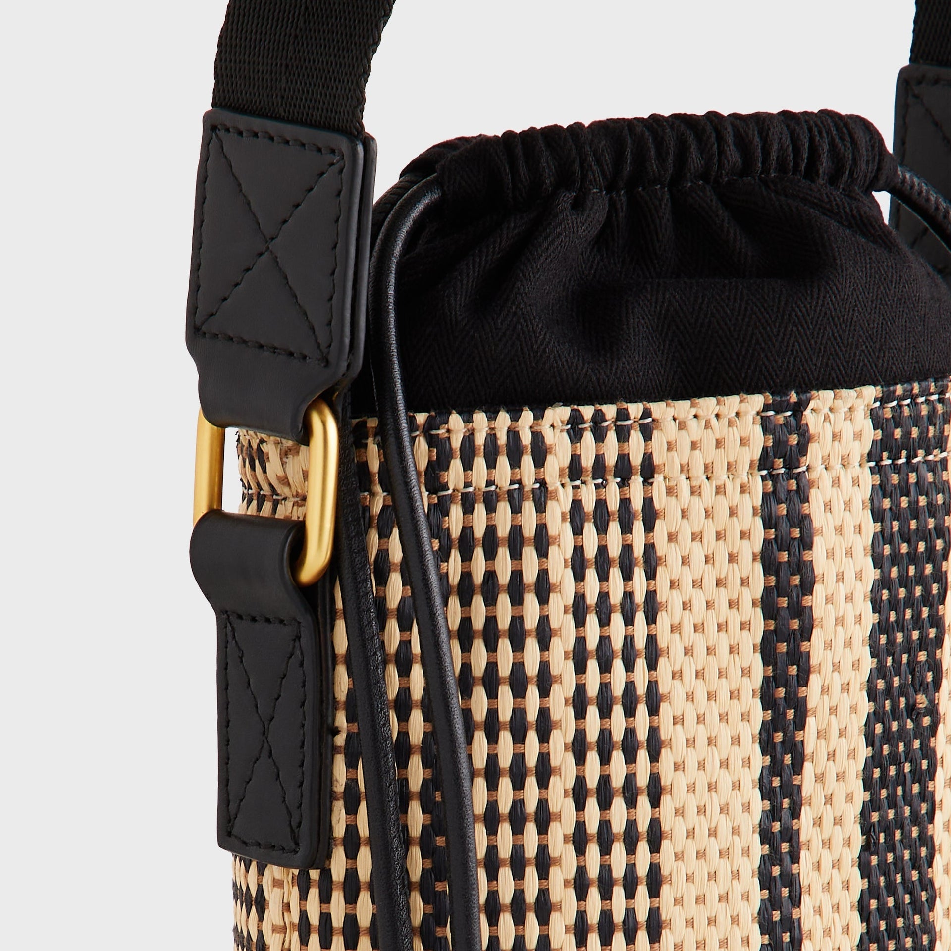 Kith Striped Raffia Drawstring Pouch - Radiant - PH