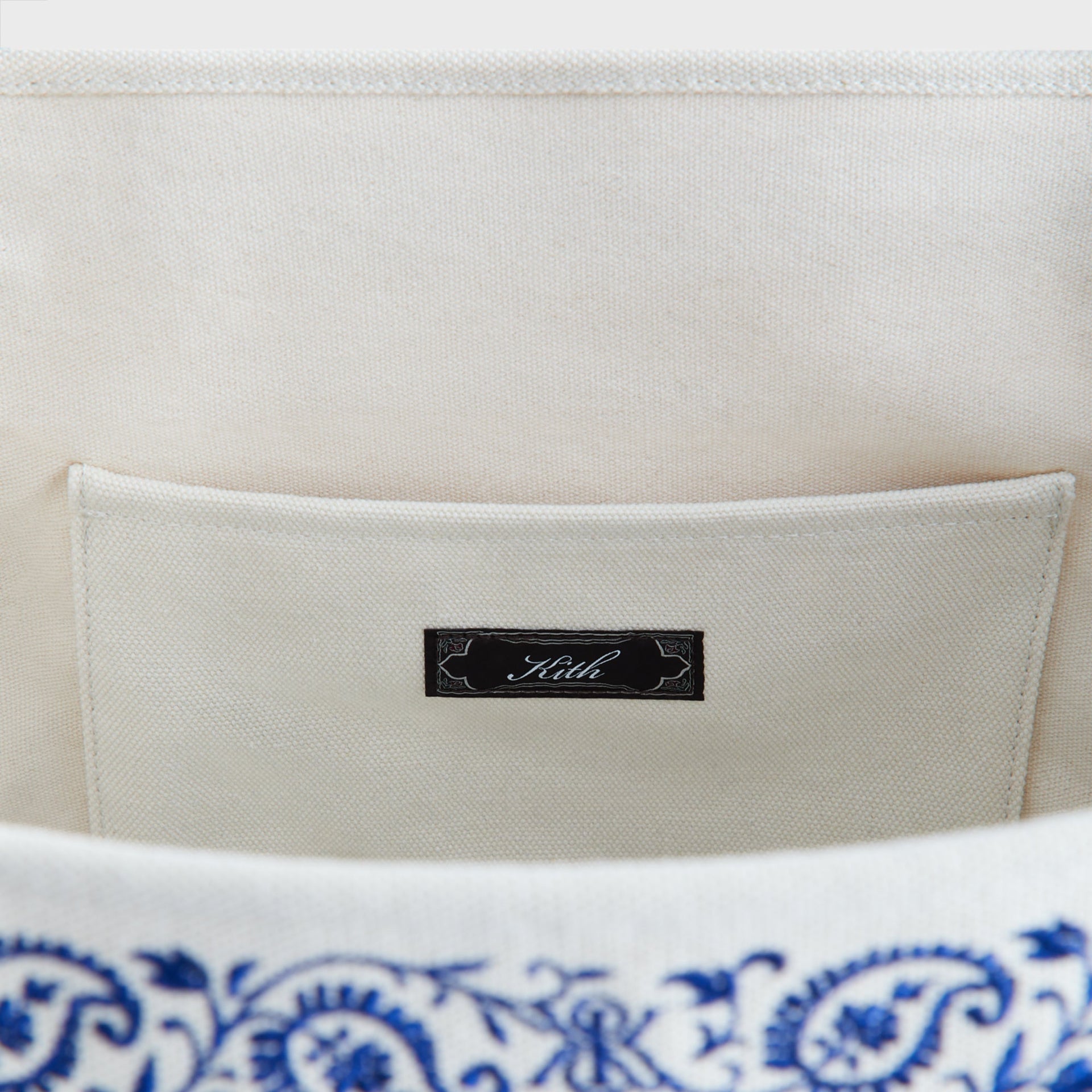 Kith Embroidered Canvas Tote Bag - Sandrift - PH