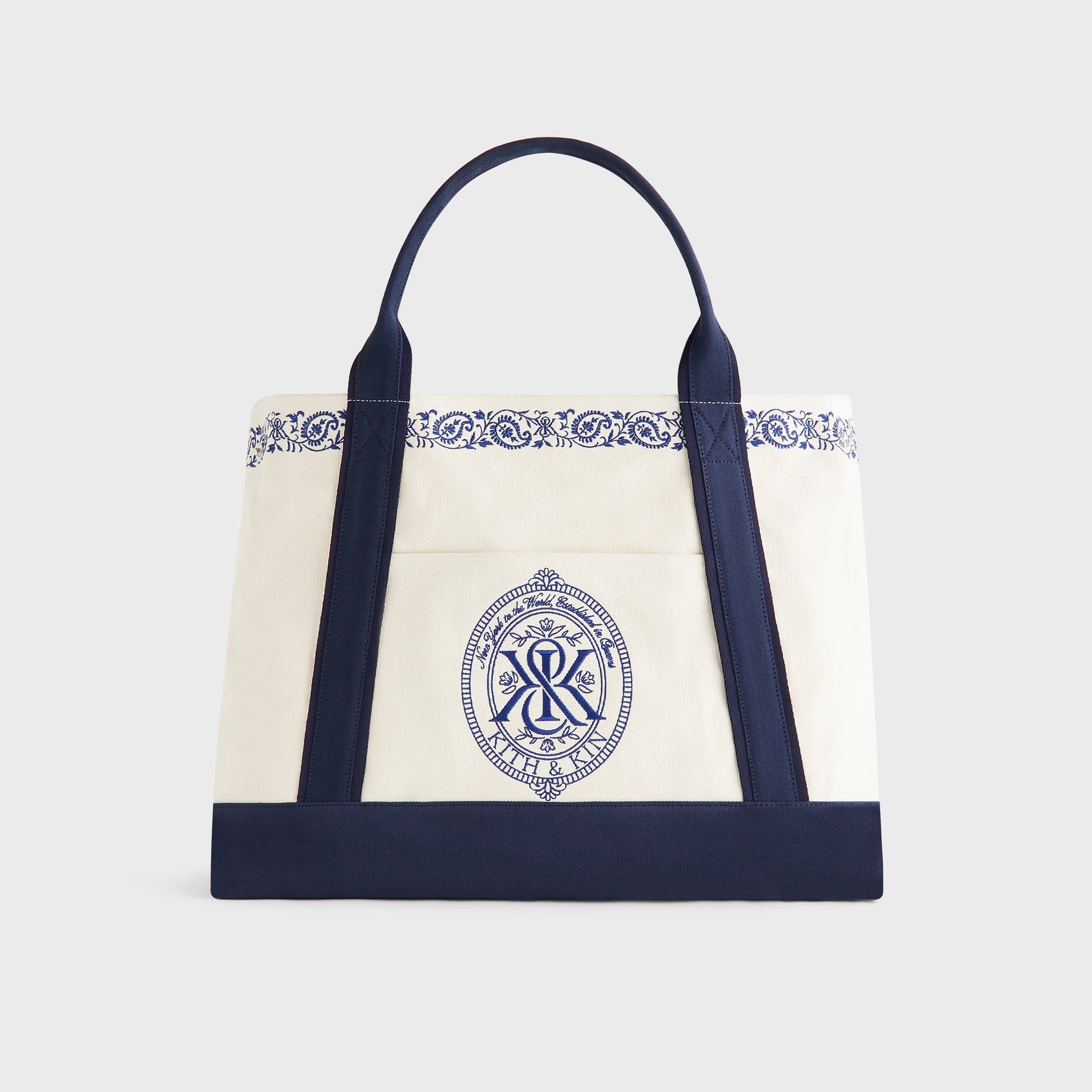 Kith Embroidered Canvas Tote Bag - Sandrift - PH