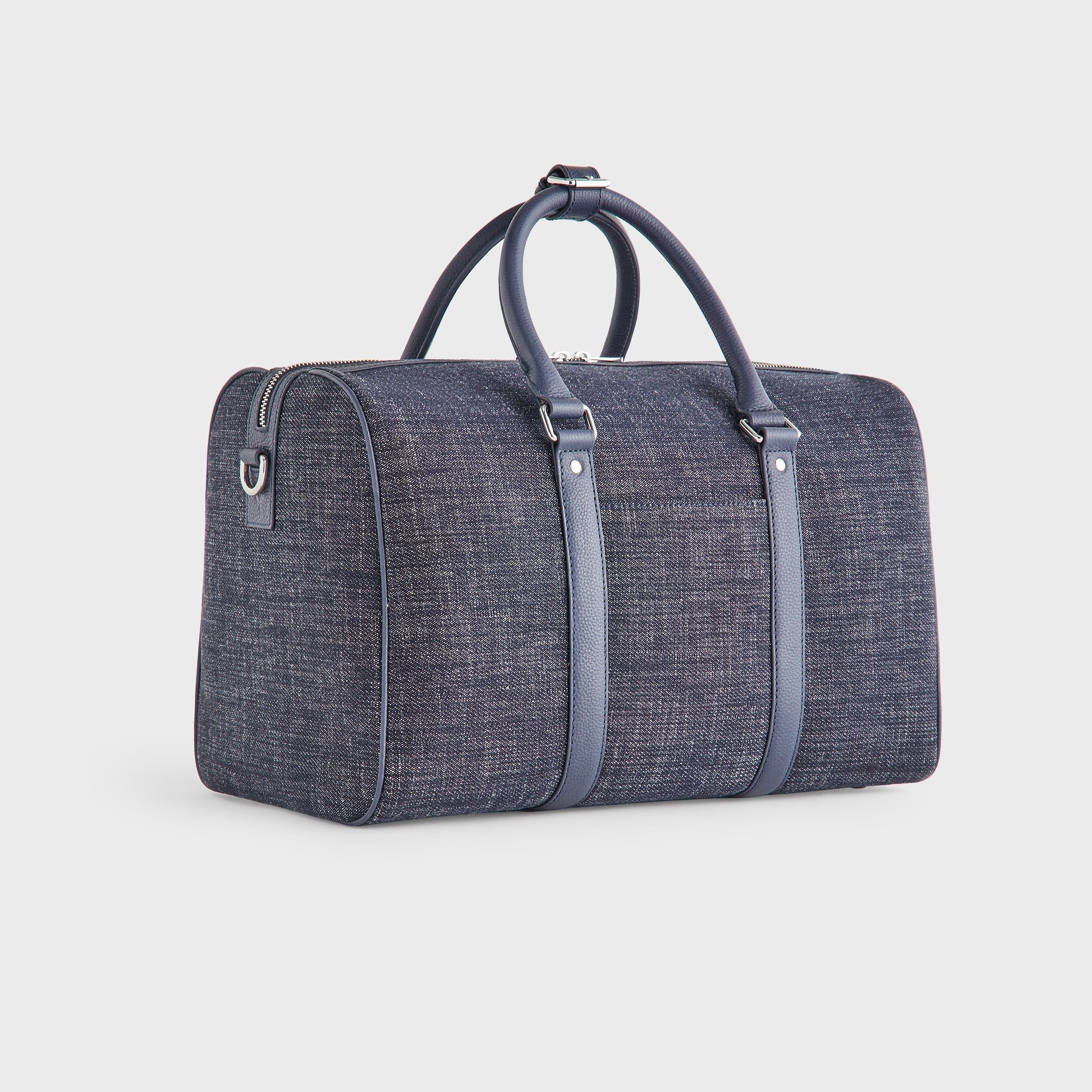 &Kin Wool Denim Traveler K40 Duffle Bag - Blue Navy – Kith