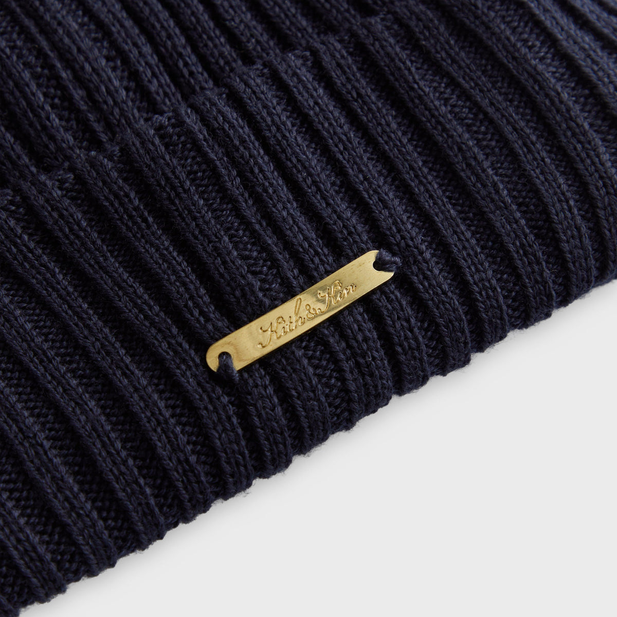 Kith & New Era for the New York Yankees Knit Beanie - Nocturnal