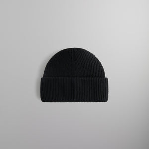 Kith Rose Embroidered Cuffed Beanie - Black