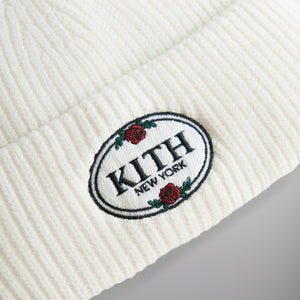 Kith Rose Embroidered Cuffed Beanie - Whirl