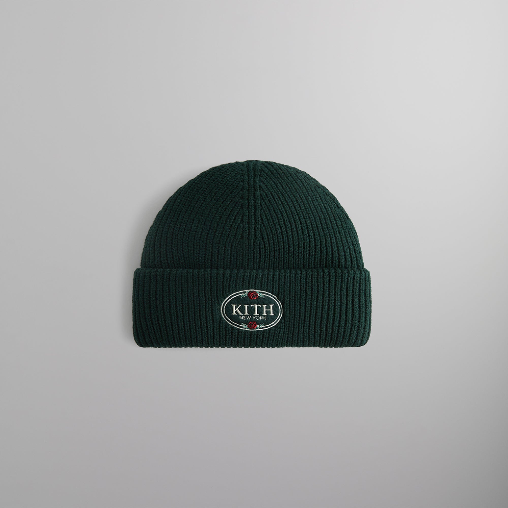 Kith Rose Embroidered Cuffed Beanie - Stadium