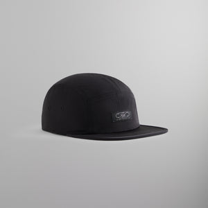 UrlfreezeShops Rose Woven Patch Camper Hat - Black