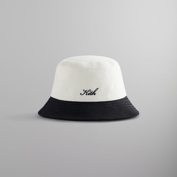 Kith Two Tone Wool Script Bucket Hat - Black