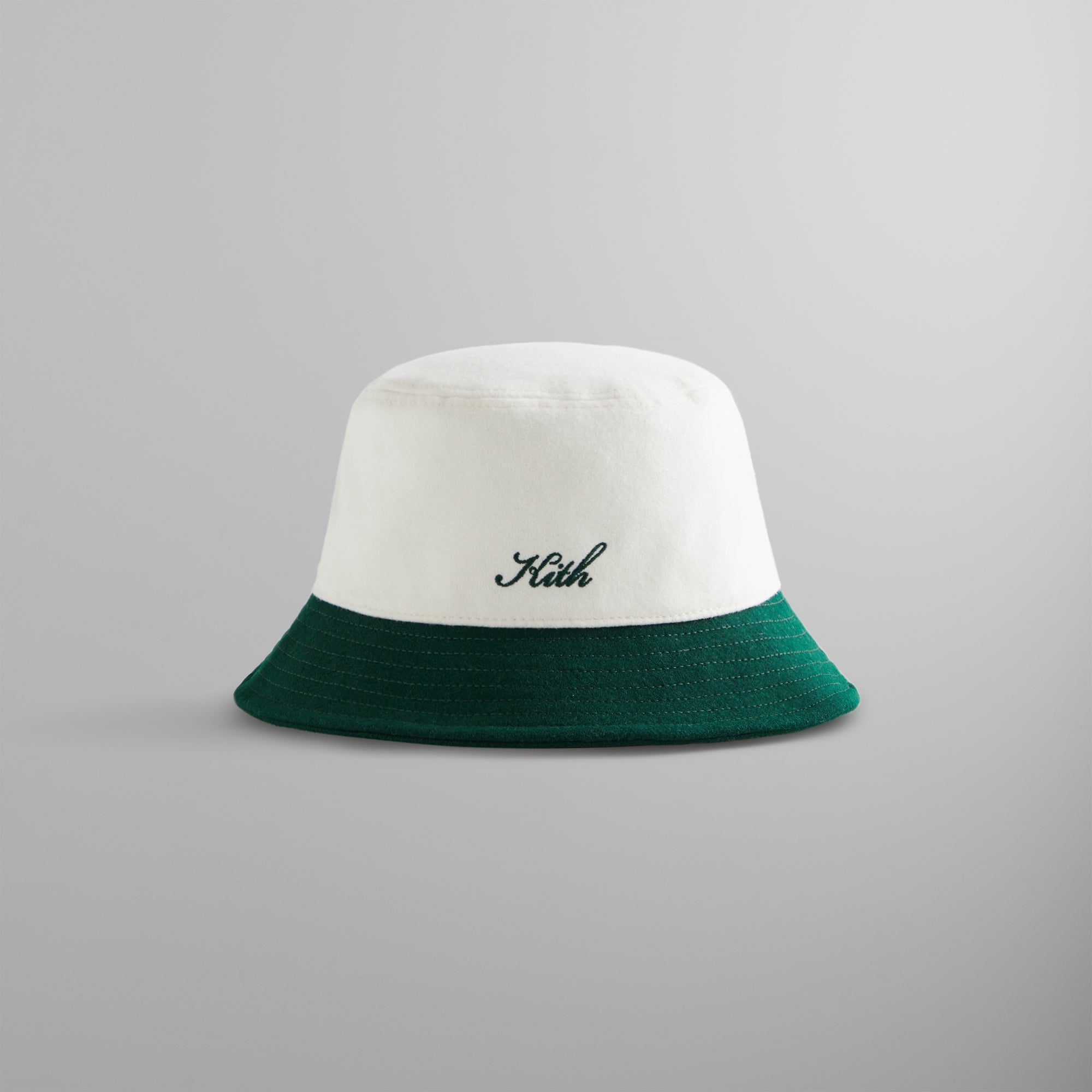 Kith Two Tone Wool Script Bucket Hat - Fairway