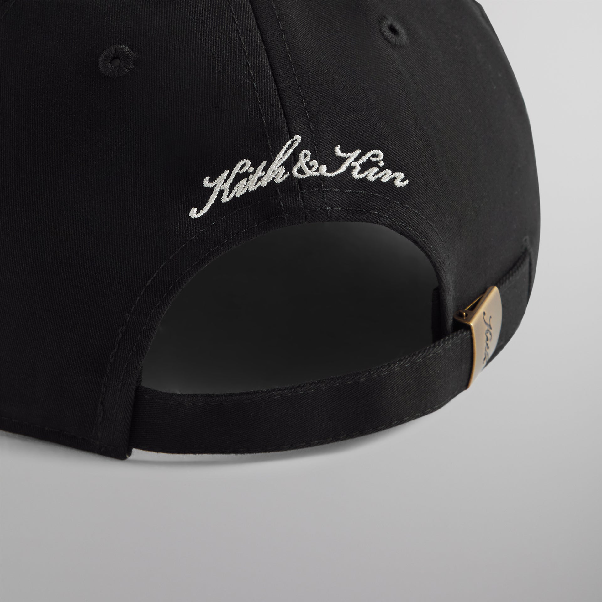 Kith for Bergdorf Goodman Brushed Cotton Cap - Black