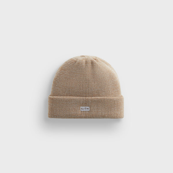 Kith Classic Beanie - Light Heather Grey
