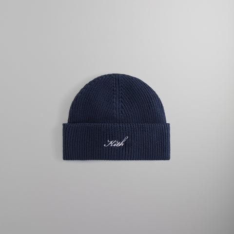 UrlfreezeShops Script Logo Mia Beanie - Nocturnal