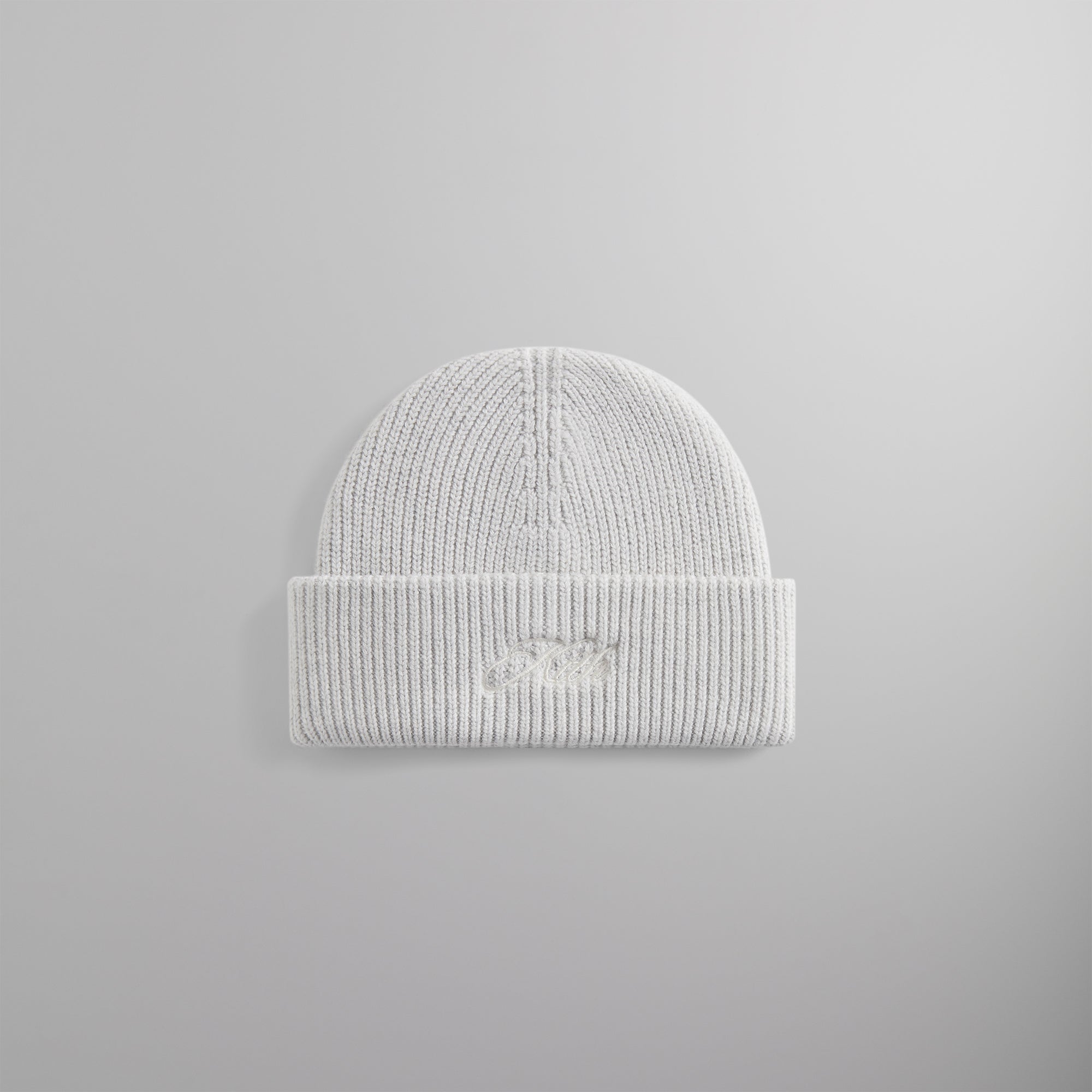 Kith Premier Logo Mia Beanie - Light Heather Grey