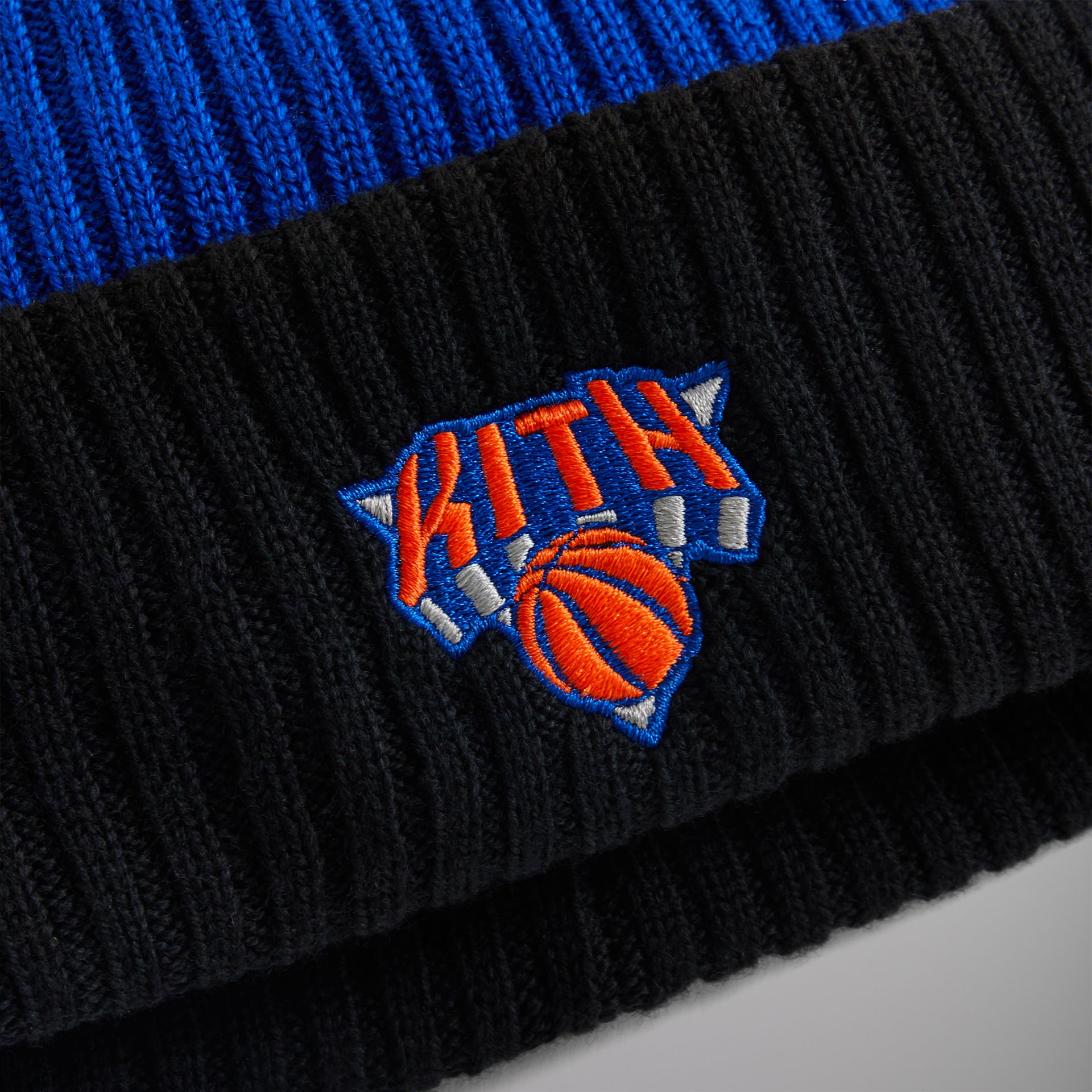 Kith for the New York Knicks Logo Beanie - Royal