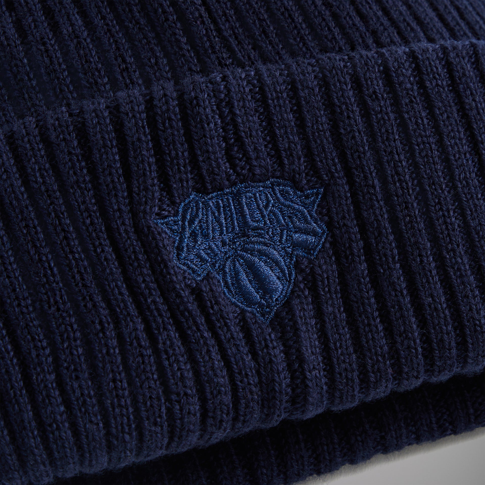 Kith for the New York Knicks Retro Logo Beanie - Nocturnal