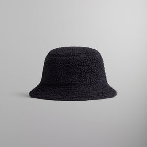 Erlebniswelt-fliegenfischenShops Reversible Bucket Hat in Denim & Sherpa - Black