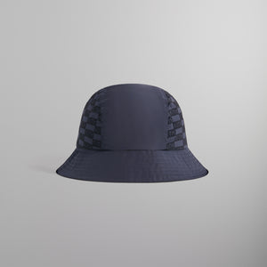 Kith Flocked Nylon Monogram Bucket Hat - Nocturnal