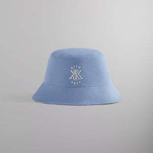 Kith Washed Pasiley Dawson Reversible Bucket Hat -  Light Indigo PH