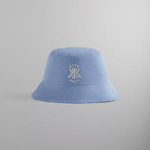 Kith Washed Pasiley Dawson Reversible Bucket Hat - Light Indigo