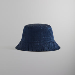 Light Blue Vintage Light Blue Fluffy Tech Bucket Hat