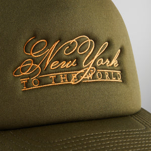 UrlfreezeShops NY to the World Nolan Poly Foam Trucker Hat - Cypress