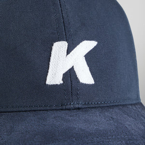 Kith Crochet K Two Tone Suede Aaron Cap - Nocturnal