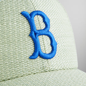 Kith & New Era for the Brooklyn Dodgers Raffia Fitted Cap - Tranquility