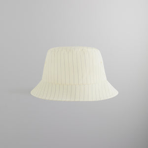 UrlfreezeShops Striped Tropical Wool Dawson Bucket Hat - Sandrift