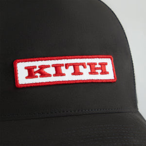Kith Microsuede Nolan Trucker Cap - Black