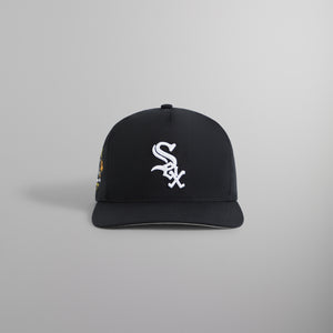Champion embroidered-flag cotton cap Chicago White Sox Hitch Snapback - Black