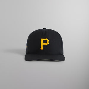 Champion embroidered-flag cotton cap Pittsburgh Pirates Hitch Snapback - Black