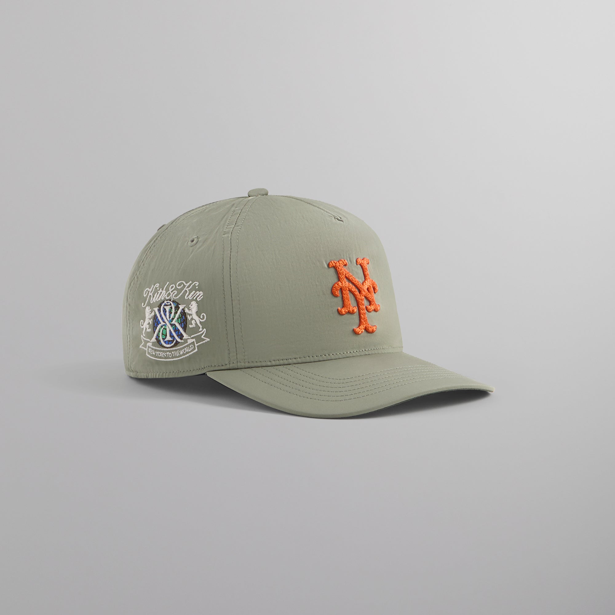 新品未使用Kith×47’ニューヨーク・メッツ　キャップナイロン カーキ Kith & '47 for the New York Mets Nylon Leggero Cap - Stadium