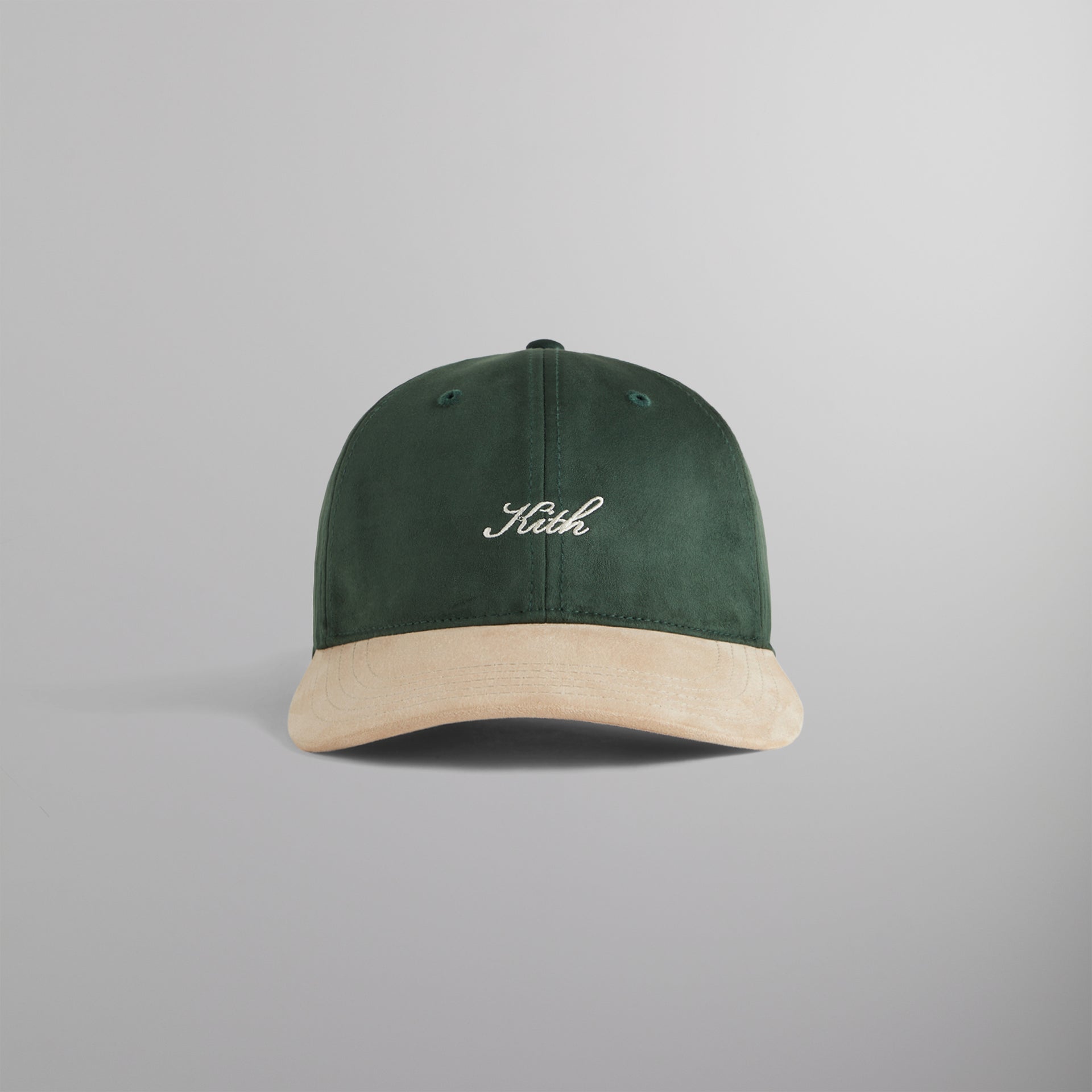 Kith Microsuede Two Tone Kith Script Aaron Cap - Stadium