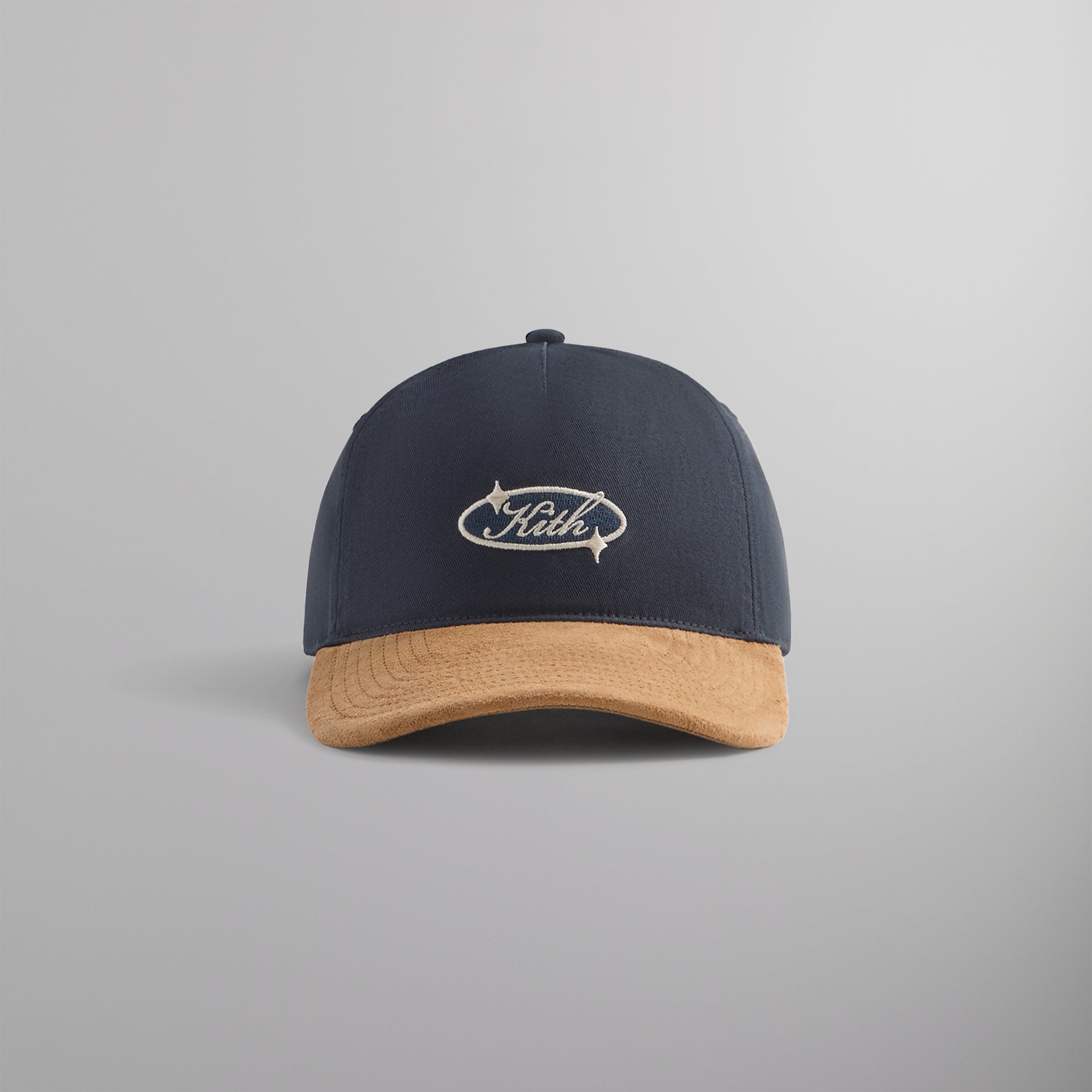 Kith Bay Low Profile Pinch Crown Snapback With Suede Brim - Nocturnal