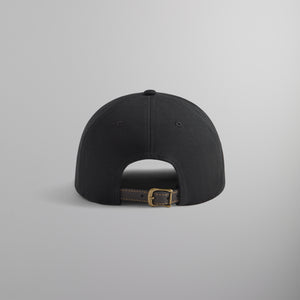 Kith Chain Stitch Crest Aaron Cap - Black