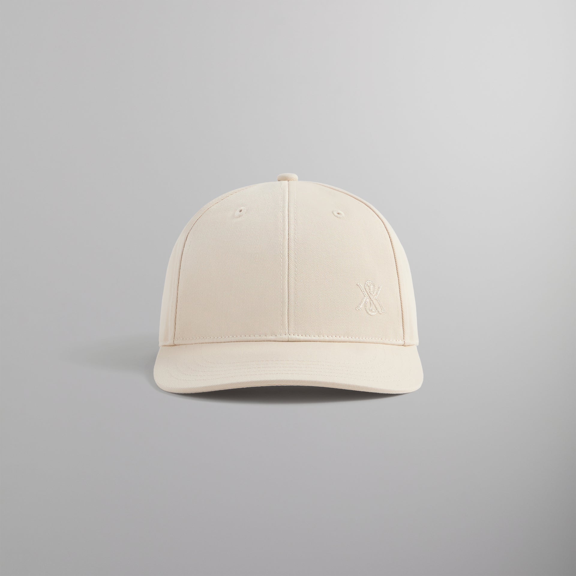 Kith Chain Stitch Crest Aaron Cap - Sandrift