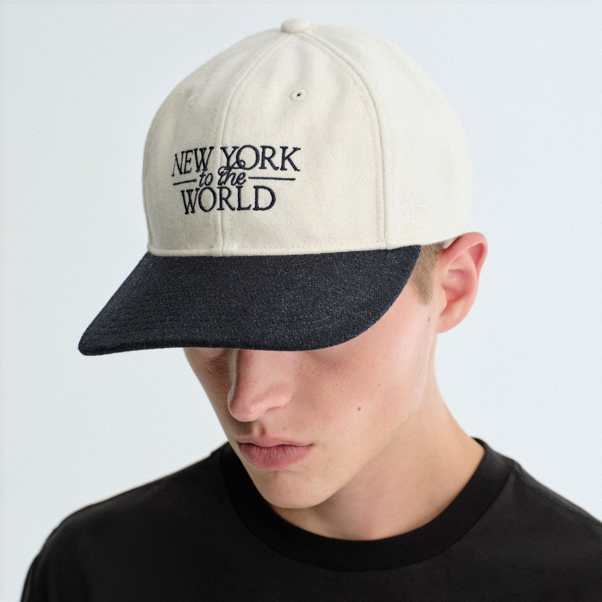 ボ*ブ様 KITH NY TO THE WORLD キャップ Kith for '47 New York to the World Franchise LS - Sandrift