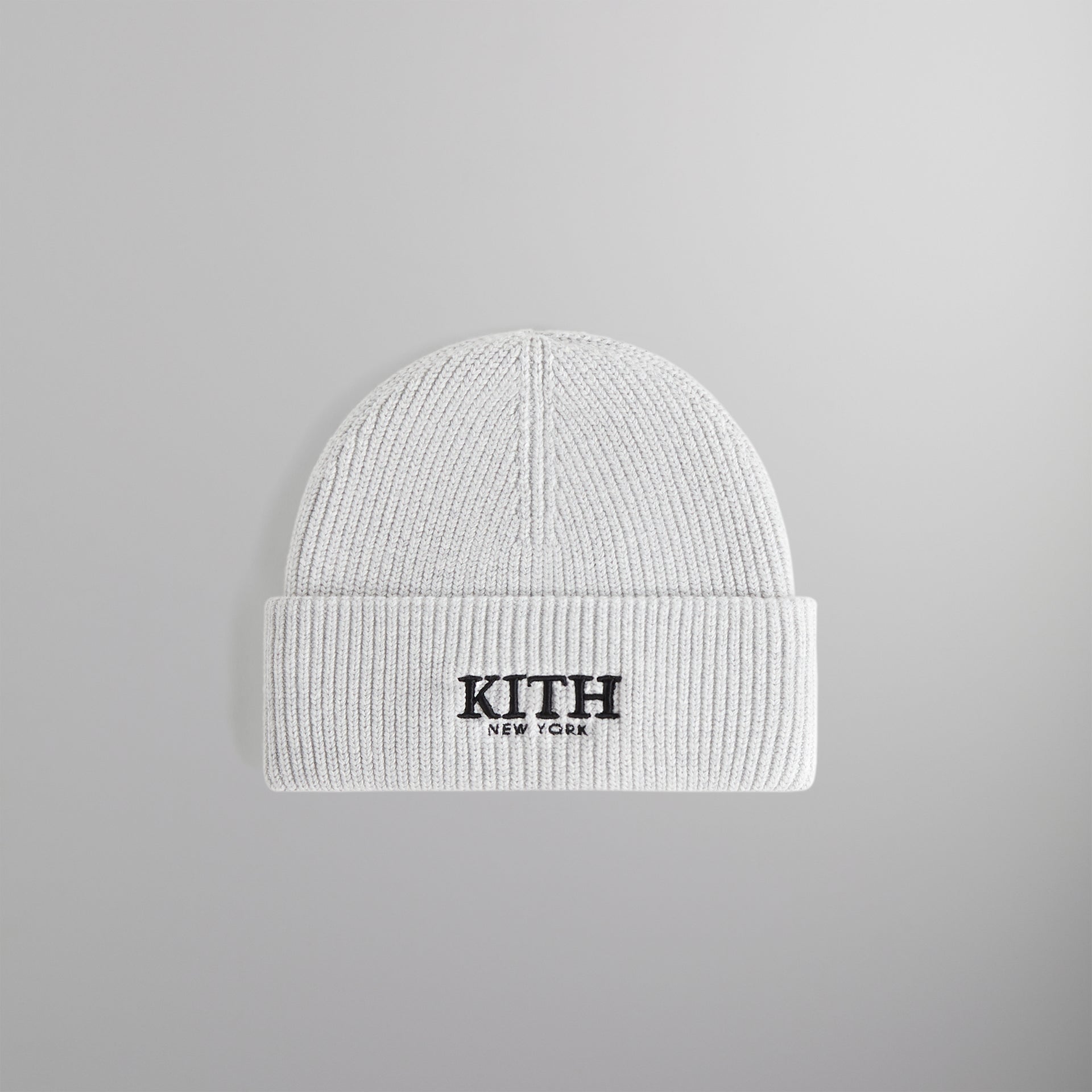 Kith Serif Mia Beanie - Light Heather Grey