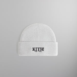 Kith Serif Mia Beanie - Light Heather Grey